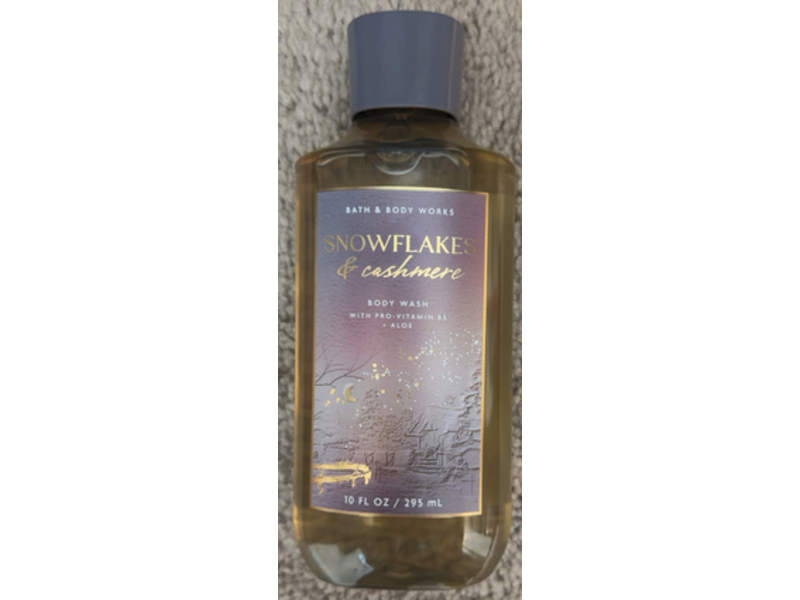 Bath & Body Works Body Wash, Snowflakes & Cashmere, 10 fl oz/295 mL