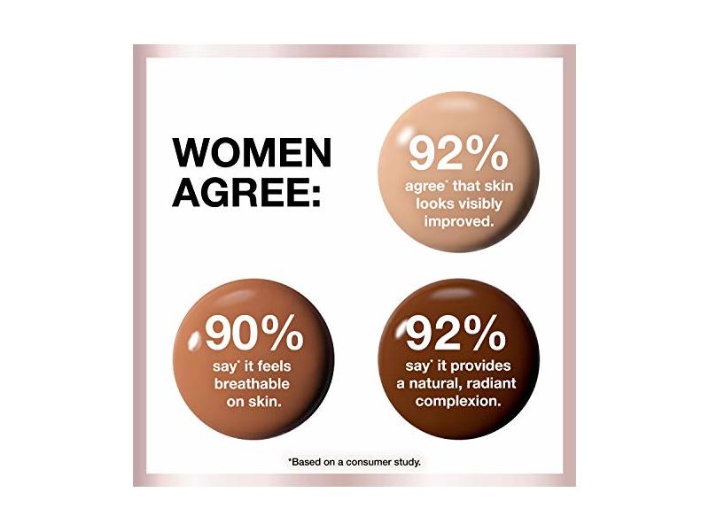 Maybelline Dream Radiant Liquid Hydrating Foundation, Cashew, 1 fl oz/30 mL