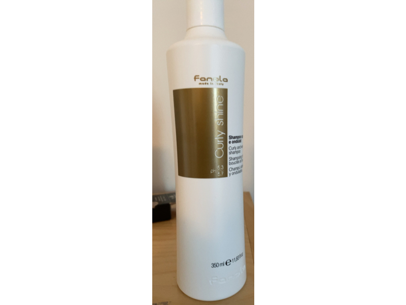 Fanola Curly Shine Curl & Wavy Hair Shampoo, 11.83 fl oz/350mL