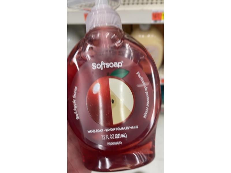 Softsoap Hand Soap, Red Apple Scent, 7.5 fl oz/221 mL