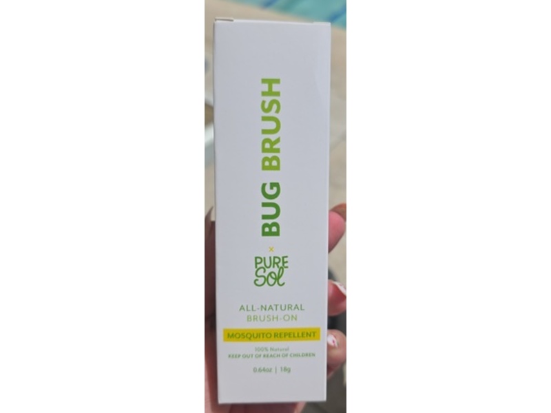 Pure Sol Bug Brush All-Natural Brush-On Mosquito Repellent, 0.64 oz/18 g