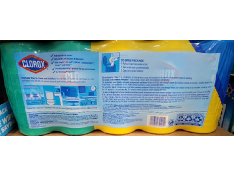 Clorox Disinfecting Wipes, Crisp Lemon + Fresh Scent, 425 Count