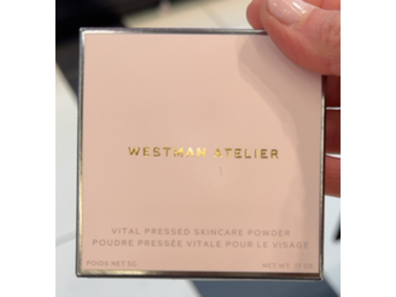 Westman Atelier Vital Pressed Skincare Powder, Creme, 0.17 oz/5 g