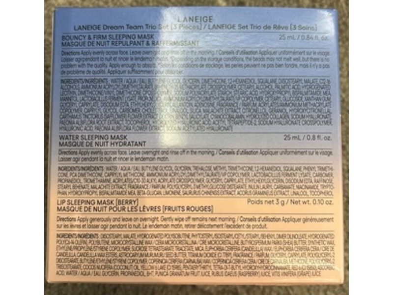 Laneige Dream Team Trio Set