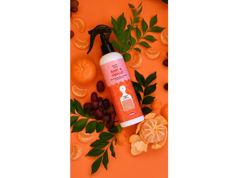 No Nasties Slick Kids Knot A Chance Hair Detangler, Mandarin, 250 mL