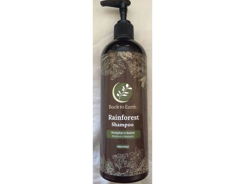 Back To Earth Rainforest Shampoo, Strengthen & Restore, 16 oz/480 mL