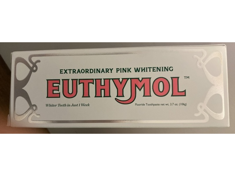 Euthymol Toothpaste, Extraordinary Pink Whitening, 3.7 oz/106 g