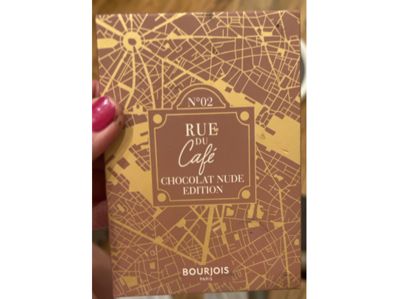 Bourjois Rue Du Cafe Eye Palette Eyeshadow, 02 Chocolate Nude Edition, 0.27 oz/7.68 g