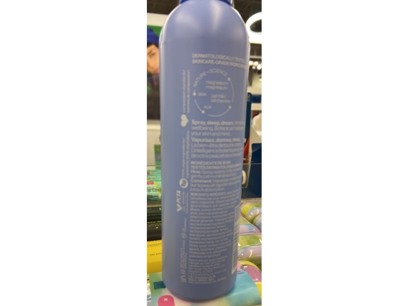 Pacifica Magnesium Body Spray, Dream Milk, 8 fl oz/236 mL