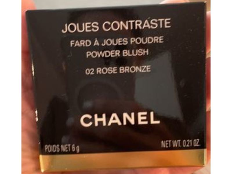 Chanel Joues Contraste Powder Blush, 02 Rose Bronze, 0.21 oz/6 g
