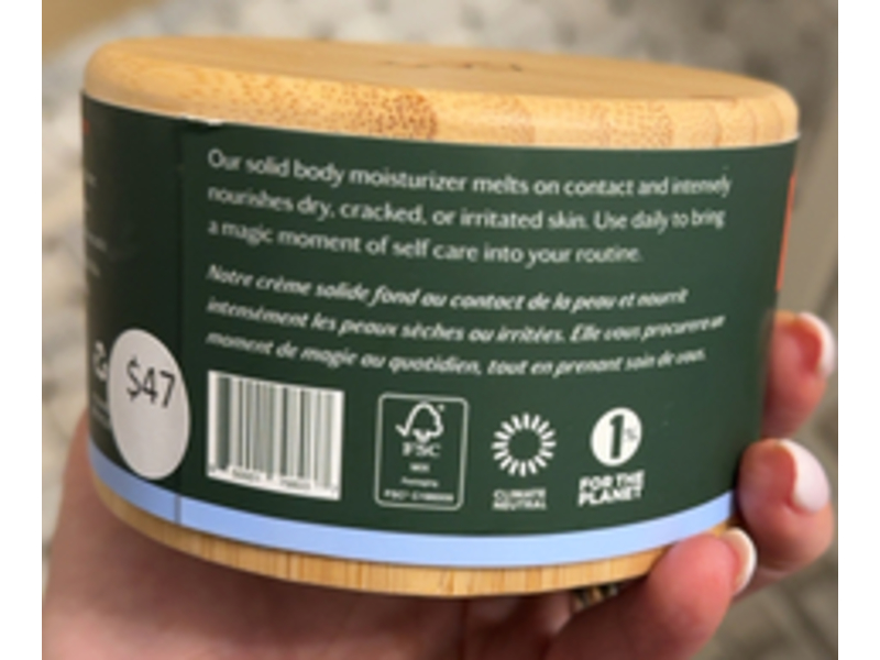 Kate McLeod Body Moisturizer, Sleep Stone, 3.5 oz/100 g