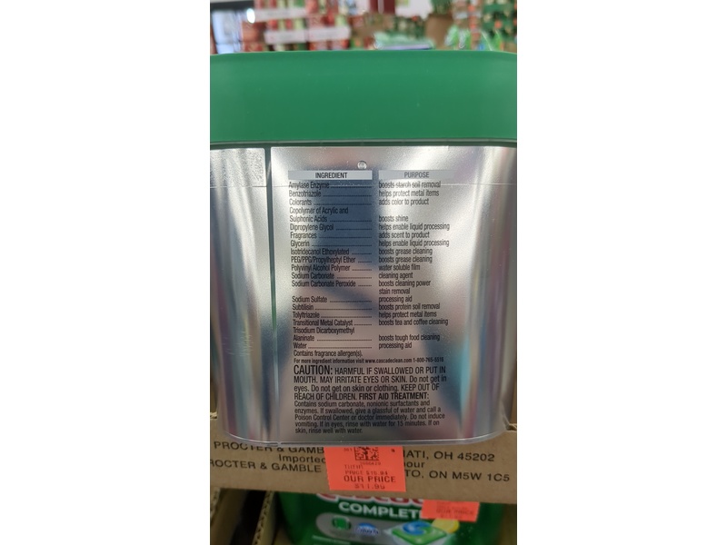 Cascade Platinum Dishwasher Detergent Pacs, Lemon Scent, 48 Pacs, 26.7 oz/758 g, Pack Of 2