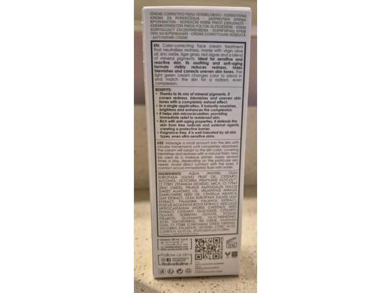 Olivella No Make-Up Today Redness Solution, Olive Coplex, Zinc, Tiger Grass, 1.69 fl oz/50 mL