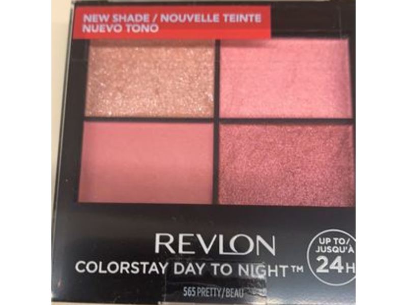 Revlon Colorstay Day To Night Eyeshadow Quad, 565 Pretty/Beau, 0.16 fl oz/4.8 g