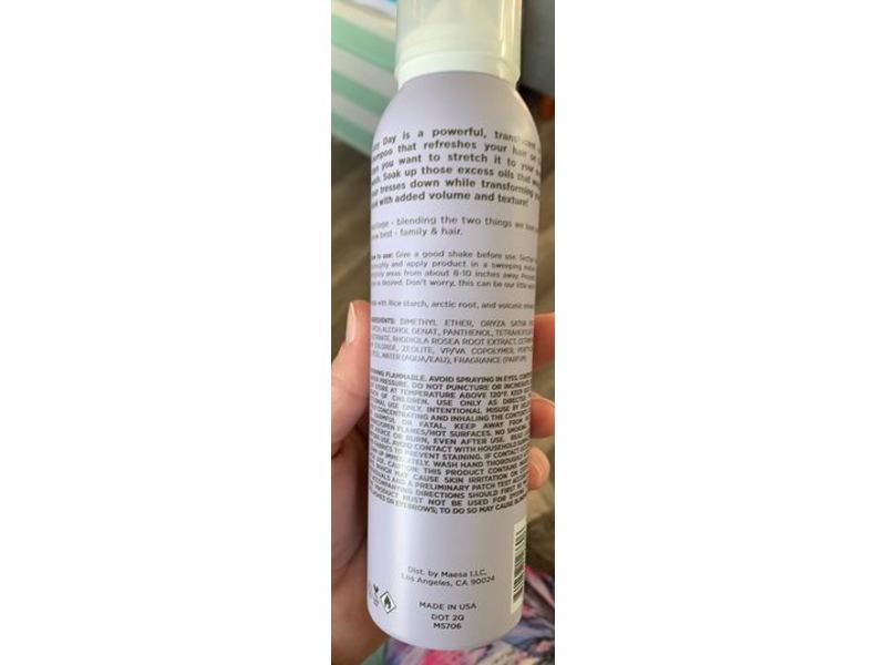 Hairitage By Mindy McKnight Lazy Day Dry Shampoo, 5 oz / 143 g
