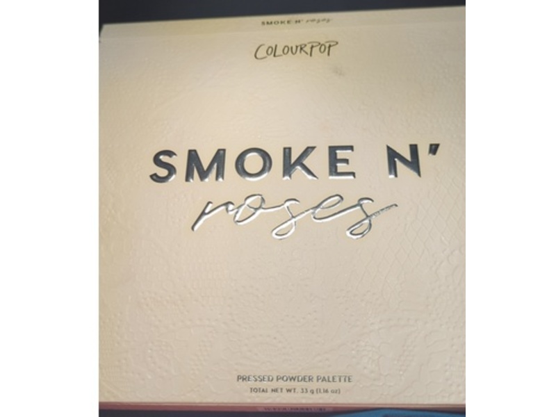 ColourPop Smoke N' Roses Pressed Powder Palette, 1.16 oz/33 g