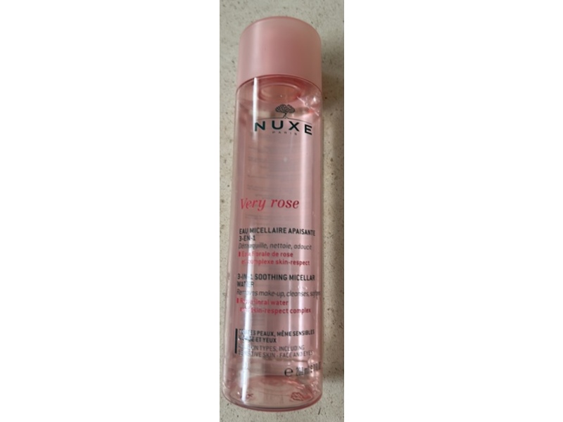Nuxe Paris Very Rose Micellar Water, 6.7 fl oz/200 mL