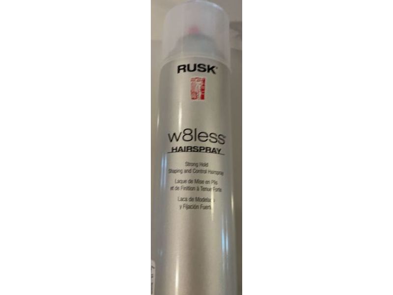 Rusk Designer Collection W8less Hairspray, Strong Hold, 10 oz/283 g