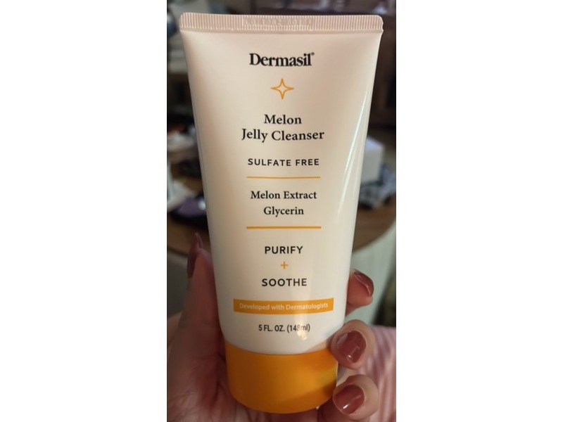 Dermasil Melon Jelly Cleanser, Melon Extract + Glycerin, 5 fl oz/148 mL