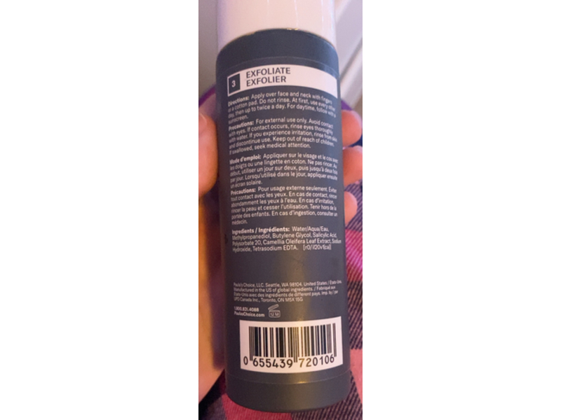 Paula's Choice Skin Perfecting 2% BHA Liquid Salicylic Acid Exfoliant, 4 fl oz/118 mL