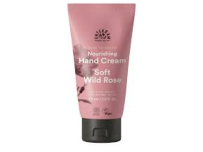 Urtekram Nourishing Hand Cream, Soft Wild Rose, 2.5 fl oz/75 mL