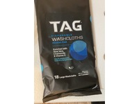 Tag Disposable Washcloths, Aloe Vera, Chamomile & Vitamin E, 18 Count, Pack Of 2 - thumbnail 2