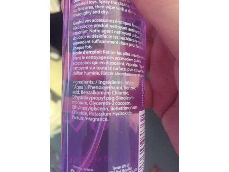 Hott Love Anti-bacterial Toy Cleaner, 4 fl oz/118 mL