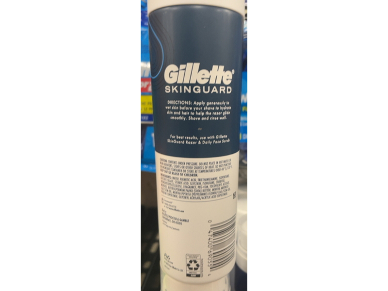 Gillette Shave Gel, Shea Butter & Vitamin E, 7 oz/198 g