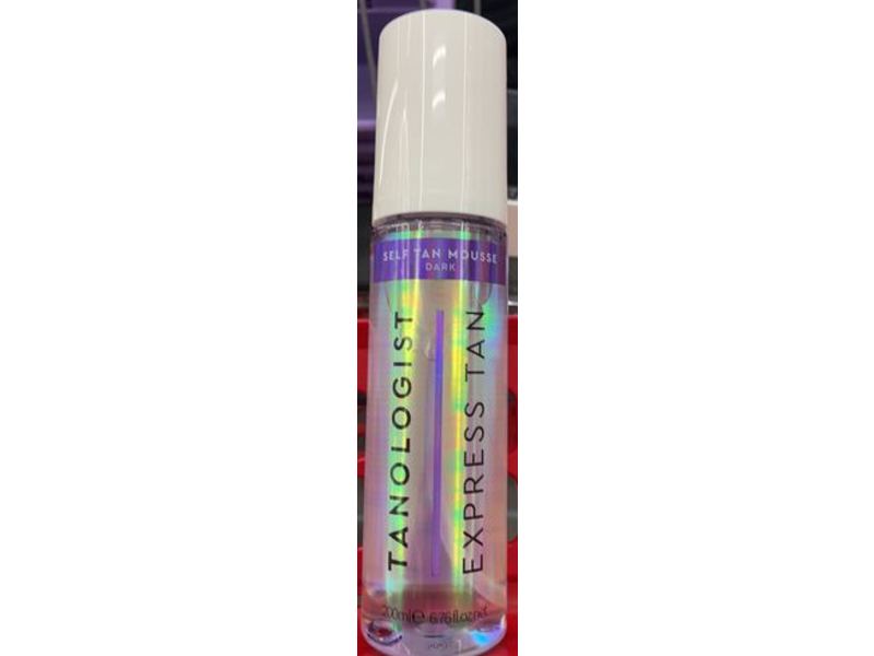 Tanologist Express Tan Self Tan Mousse, Dark, 6.76 fl oz/200 mL