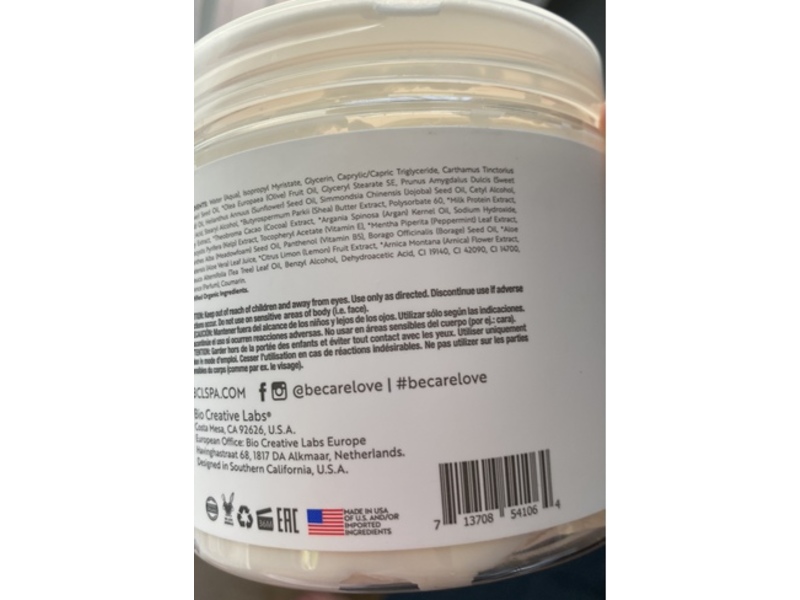 BCL SPA Massage Cream, Milk, Honey & White Chocolate, 16 fl oz/473 mL