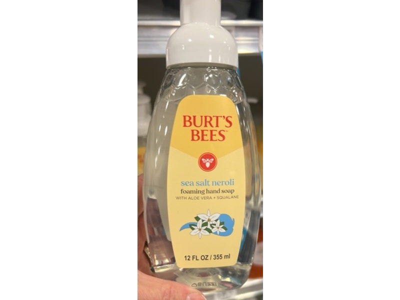 Burt's Bees Foaming Hand Soap, Sea Salt Neroli, 12 fl oz/355 mL