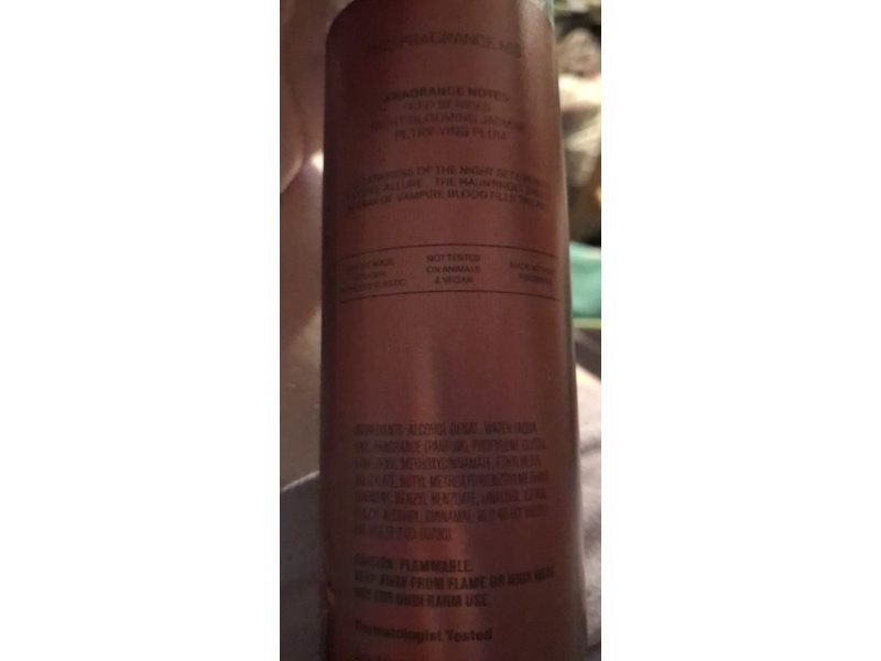 Bath & Body Works Fine Fragrance Mist , Vampire Blood, 8 fl oz/236 mL