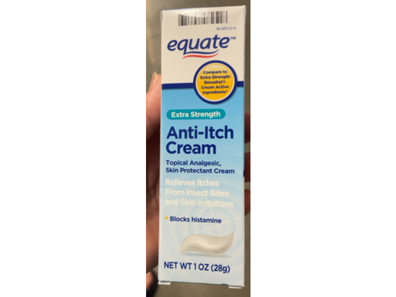 Equate Extra Strength Skin Protectant Anti - Itch Cream, 1 oz/28 g