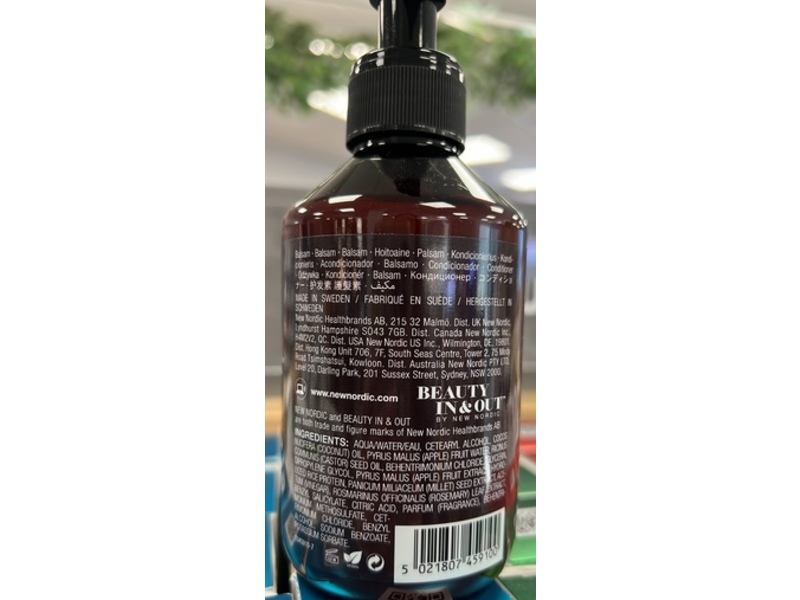New Nordic Ltd Hair Volume Conditioner, 250 mL