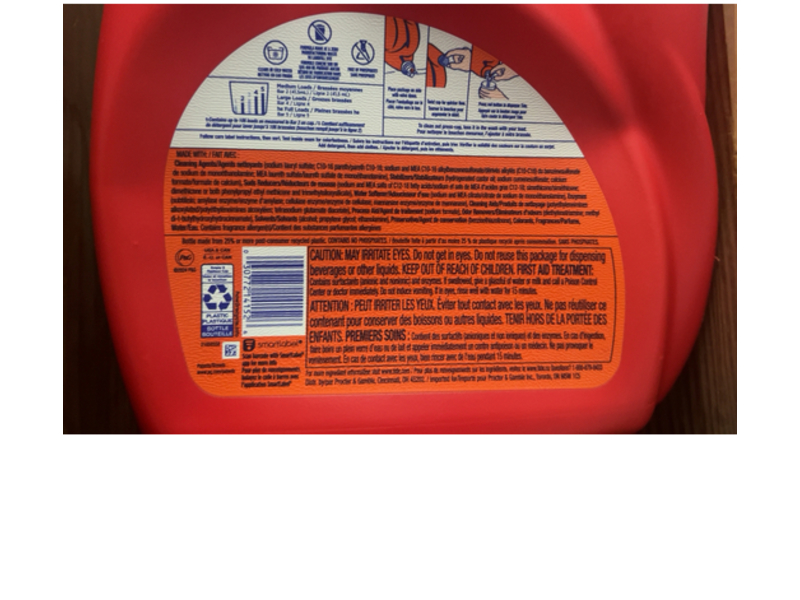 Tide + Febreze Sport Odor Defense Laundry Detergent, Active Fresh, 106 Loads, 149 fl oz/4.4 L