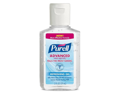Purell Refreshing Gel Hand Sanitizer, 2 fl oz/59 mL