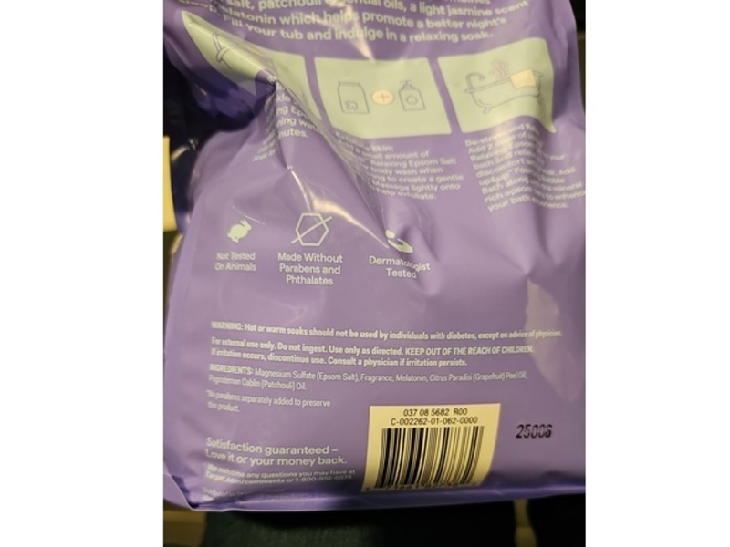 Up & Up Relaxing Epsom Salt, Moonlight Jasmine, 48 oz/1.36 kg