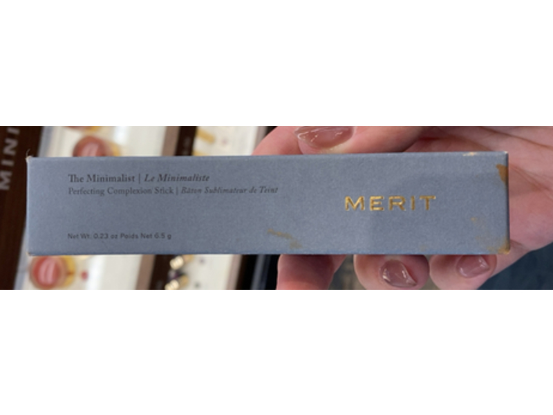 Merit The Minimalist Perfecting Complexion Stick, Amber, 0.23 oz / 6.5 g