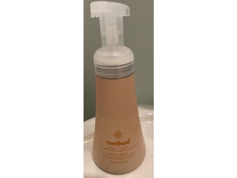 Method Holiday Foaming Hand Wash, Sugar n Spice, 10 fl oz/300 mL