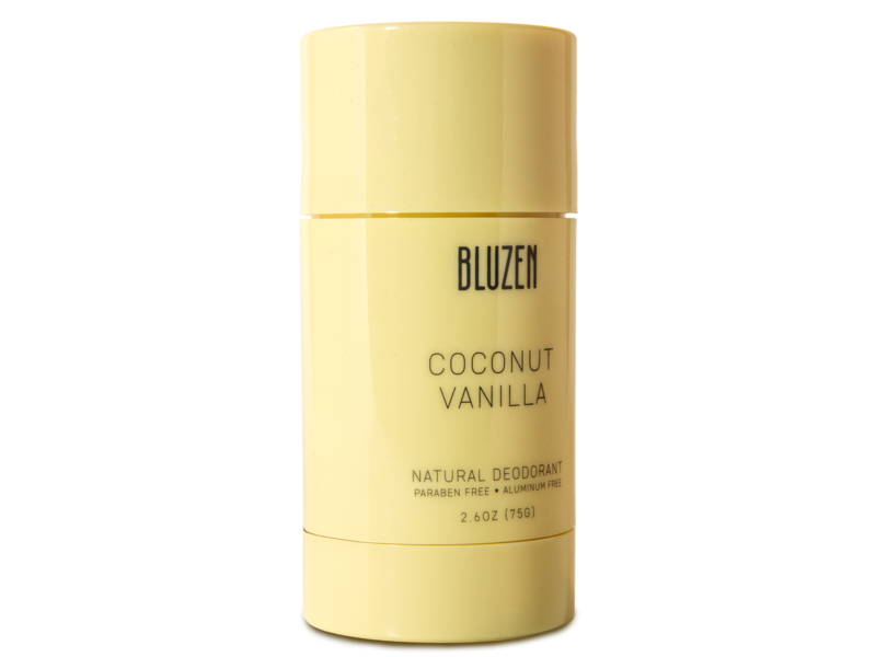 Bluzen Natural Deodorant, Coconut Vanilla, 2.6 oz/75 g