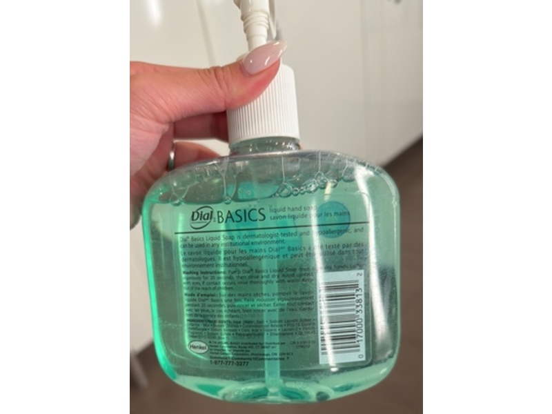 Dial Basics Liquid Hand Soap, 16 fl oz/473 mL