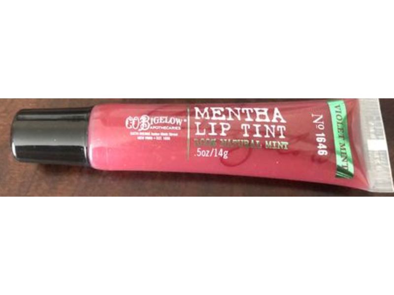 C.O. Bigelow Mentha Lip Tint, Violet Mint, 0.5 oz/14 g