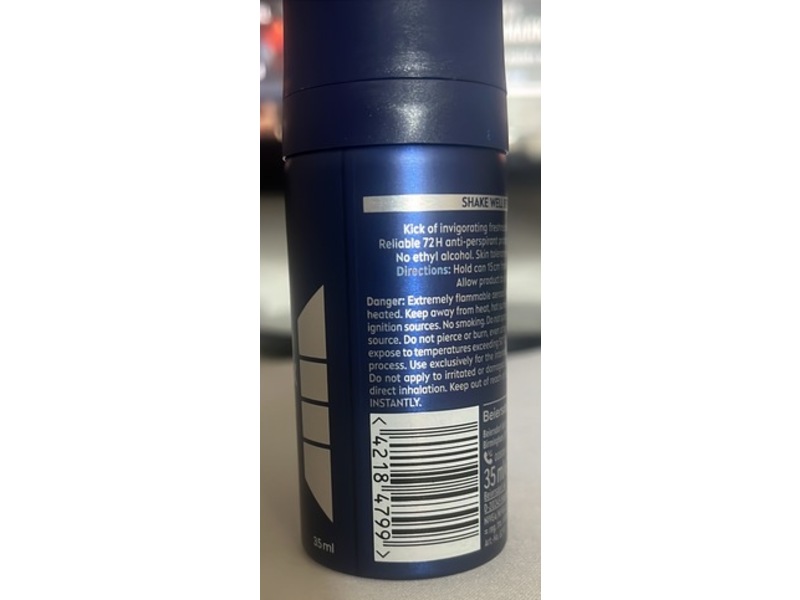 Nivea Men Anti-Perspirant, Cool Kick, 72 H, 35 mL