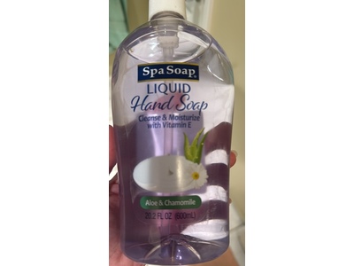 Spa Soap Liquid Hand Soap, Aloe & Chamomile, 20.2 fl oz/600 mL