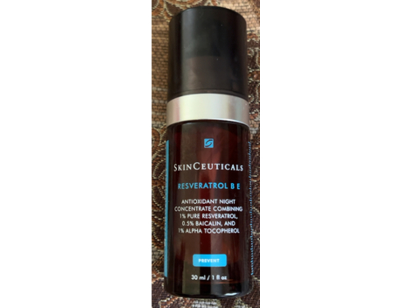 Skinceuticals Resveratrol B E Antioxidant Night Concentrate Combining, 1 fl oz/30 mL