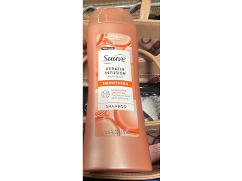 Suave Keratin Infusion Smoothing Shampoo, 12.6 fl oz/373 mL