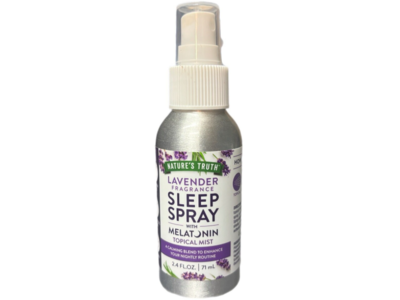 Nature's Truth Sleep Spray Melatonin Topical Mist, Lavender, 2.4 fl oz/71 mL