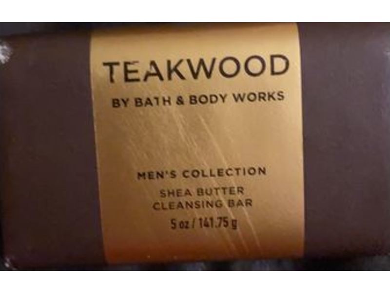 Bath & Body Works Teakwood Cleansing Bars, Shea Butter, 5 oz/141.75 g