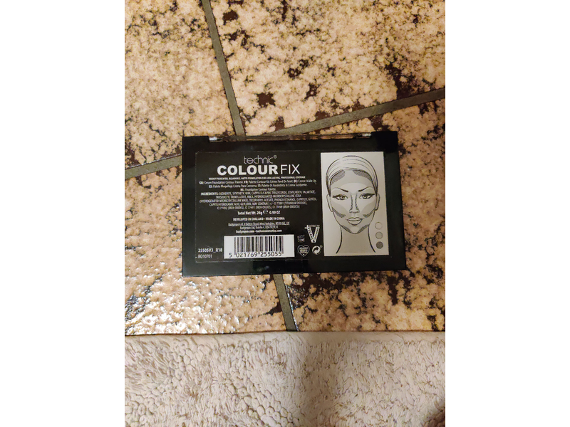 Technic Colour Fix Cream Colour Foundation Contour Palette, 0.99 oz/28 g