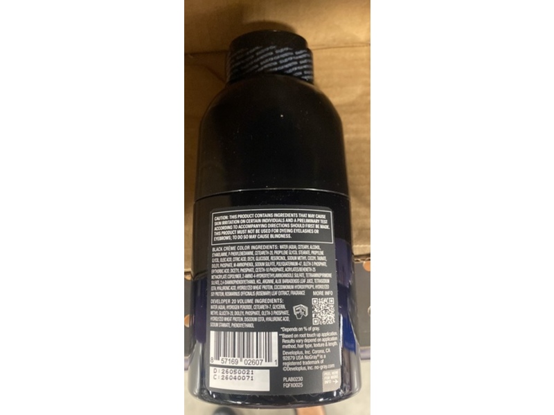 No Gray Quick Color Shampoo, Black, 8.45 fl oz/250 mL